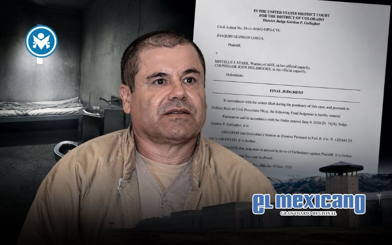 Juez rechaza demanda de El Chapo por condiciones de encarcelamiento en EU