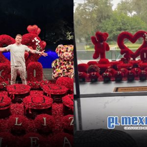 Canelo sorprende a su esposa con miles de rosas por su cumpleaños Canelo sorprende a su esposa con miles de rosas por su cumpleaños