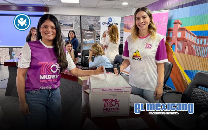 Red de Mujeres Unidas por Baja California, presentan camisa y medalla de carrera atl&eacute;tica Mujer: equidad y g&eacute;nero