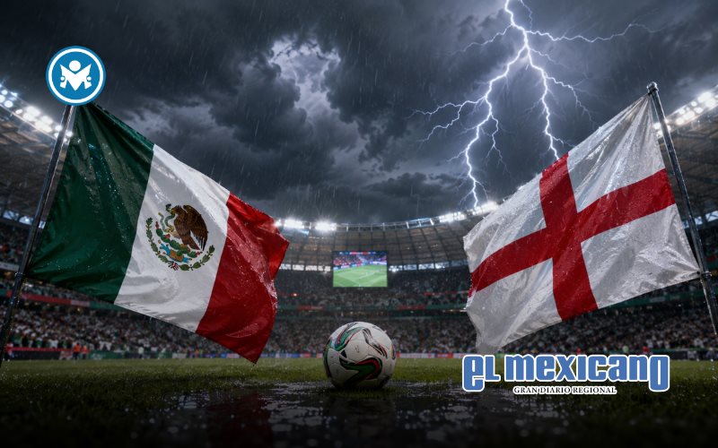 M&eacute;xico vs Inglaterra cambia de horario por tormenta el&eacute;ctrica en CDMX