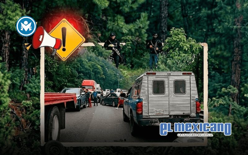 Tráiler averiado colapsa Cumbres de Maltrata; video de dos hombres junto al acotamiento genera alerta en la autopista Veracruz–Puebla
