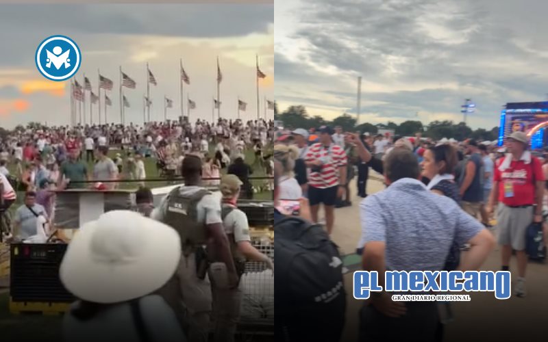 Evac&uacute;an el National Mall por tormentas antes de discurso de Donald Trump