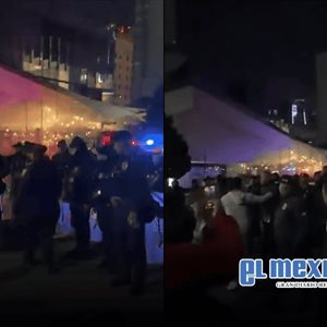 Polic&iacute;a disuelve serenata de aficionados a Inglaterra en CDMX