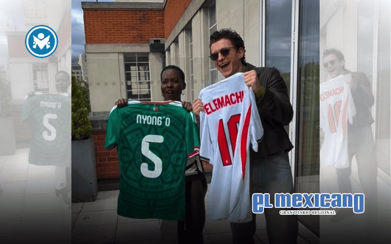 Lupita Nyongo y Tom Holland muestran apoyo a las selecciones de México e Inglaterra Lupita Nyongo y Tom Holland muestran apoyo a las selecciones de México e Inglaterra