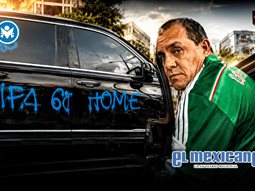Cuauhtémoc Blanco es interceptado y agredido durante protesta antimundialista en CDMX Cuauhtémoc Blanco es interceptado y agredido durante protesta antimundialista en CDMX